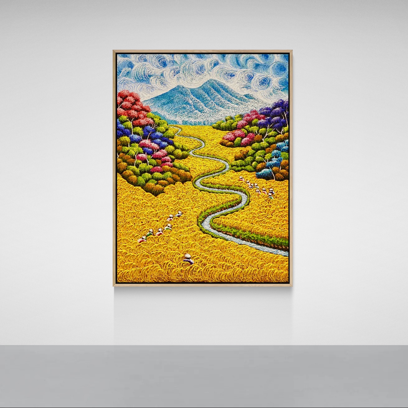 Harvest Path to the Blue Mountain